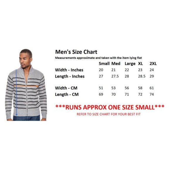 True Rock Black & Gray Stripe Full-Zipper Sweater - Small - Picture 7 of 7